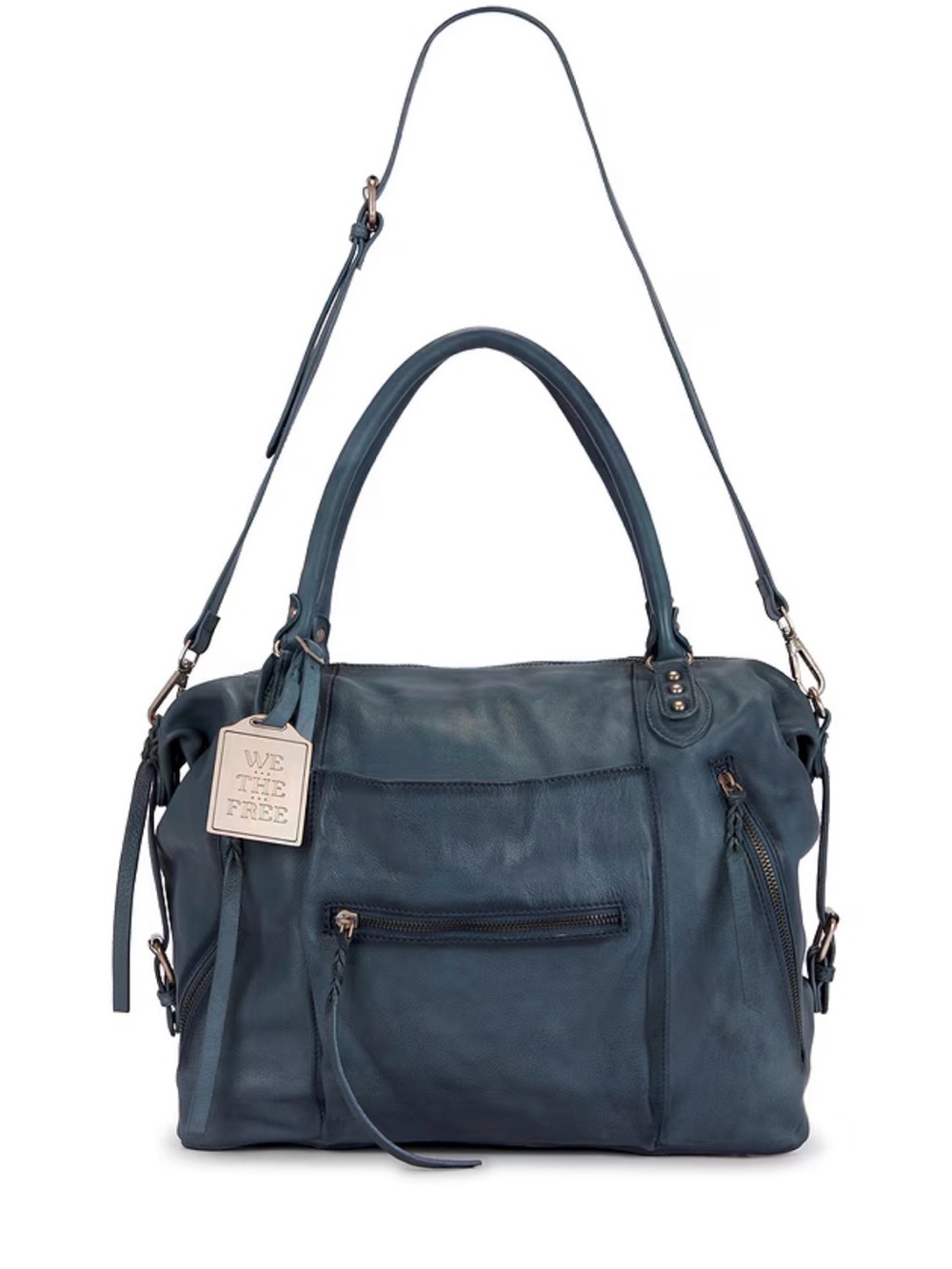 NWT Free People Stormy Sea Large Emerson Tote